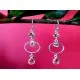 Boucles d oreilles indiennes Citrine - Bijoux indiens,Boucles d Oreilles indiennes