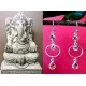 Boucles d oreilles indiennes Citrine - Bijoux indiens,Boucles d Oreilles indiennes