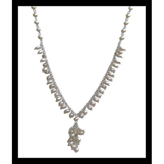 Bijoux indiens - Création Collier Perles (CO-NAC-SKN-012) Bijoux indiens - Création Collier Perles,Colliers indiens