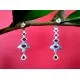 Bijoux indiens - Boucles d Oreilles indiennes - Grenat,Boucles d Oreilles indiennes