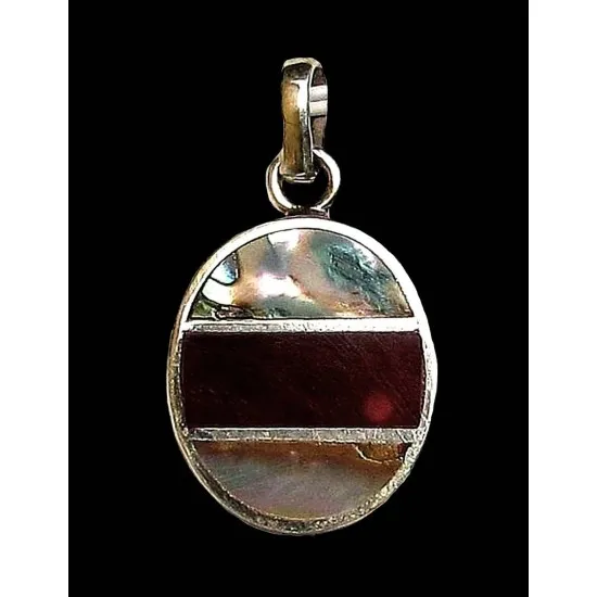 Nacre - Pendentif indien Nacre - Bijoux Inde (PE-NA-08) Nacre - Pendentif indien Nacre - Bijoux Inde,Pendentifs indiens
