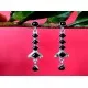 Indian silver jewellery - Indian Onex Earrings (BO-ON-299) Indian silver jewellery - Indian Onex Earrings,Indian Earrings