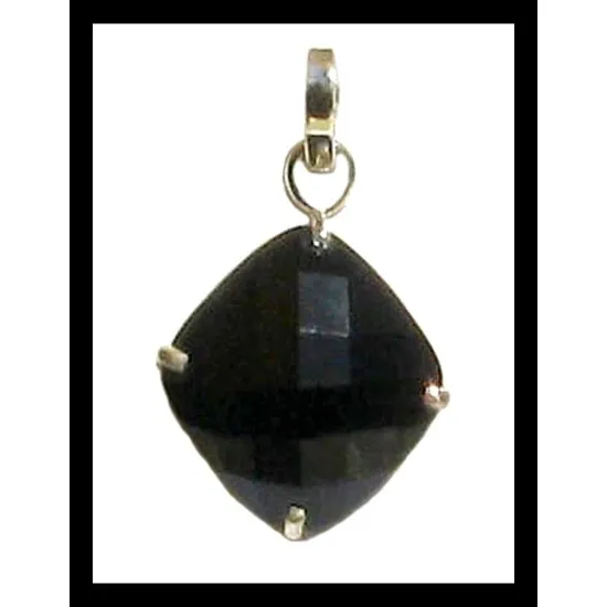 India Jewelry - Indian Silver and Onex Pendant (PE-ON-054) Silver and Onex pendant - Jewels of india