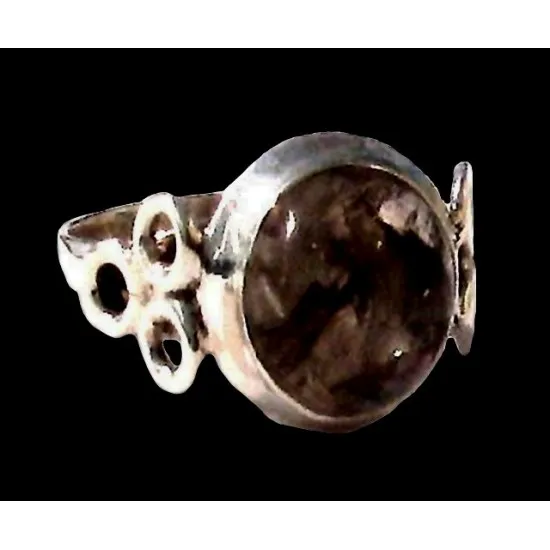 Indian silver jewellery - Indian Rutile Quartz Ring (BG-QR-01) Indian silver jewellery - Indian Rutile Quartz Ring,Indian Rings