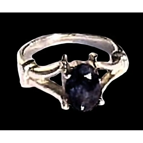 Bijoux indiens - Bague indienne Saphir d eau (Iolite) (BG-PIDIV-26) Bijoux indiens - Bague indienne Saphir d eau (Iolite),Bagues indiennes
