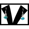 Turquoise-Boucles d'Oreilles indiennes Turquoise-Bijoux Inde