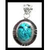 Turquoise - Pendentif indien Turquoise - Bijoux Inde