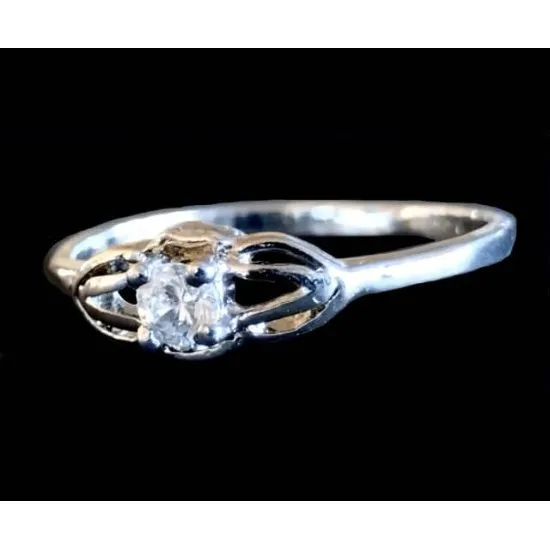 Indian silver jewellery - Indian Zirconium oxide Ring (BG-ZIR-10E-16) Indian silver jewellery - Indian Zirconium oxide Ring,Rodium silver rings