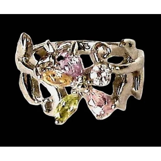 Indian silver jewellery - Indian Zirconium oxide Ring (BG-ZIRMC-05-02) Indian silver jewellery - Indian Zirconium oxide Ring,Rodium silver rings
