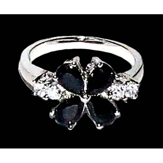 Indian silver jewellery - Indian Zirconium oxide Ring (BG-ZIRN-05-07) Indian silver jewellery - Indian Zirconium oxide Ring,Rodium silver rings