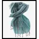 Etole rayée en coton et viscose - Etole indienne (COTVIS-16MIT-1-B) Etole rayée en coton et viscose - Etole indienne,Etoles Coton-Viscose