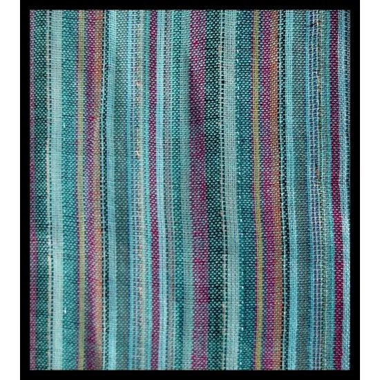 Etole rayée en coton et viscose - Etole indienne (COTVIS-16MIT-1-B) Etole rayée en coton et viscose - Etole indienne,Etoles Coton-Viscose