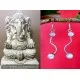 Boucles d Oreilles indiennes Pierre de Lune - Bijoux Inde (BO-PL-331P) Boucles d Oreilles indiennes Pierre de Lune - Bijoux Inde,Boucles d Oreilles indiennes