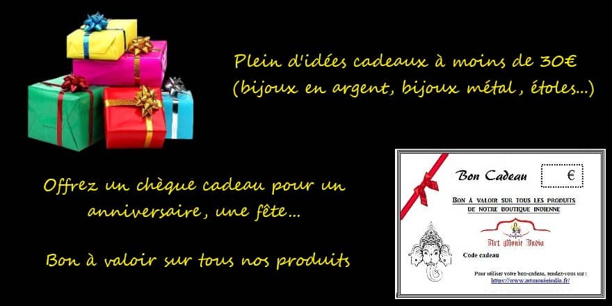 Bijouterie indienne de bijoux en pierres naturelles