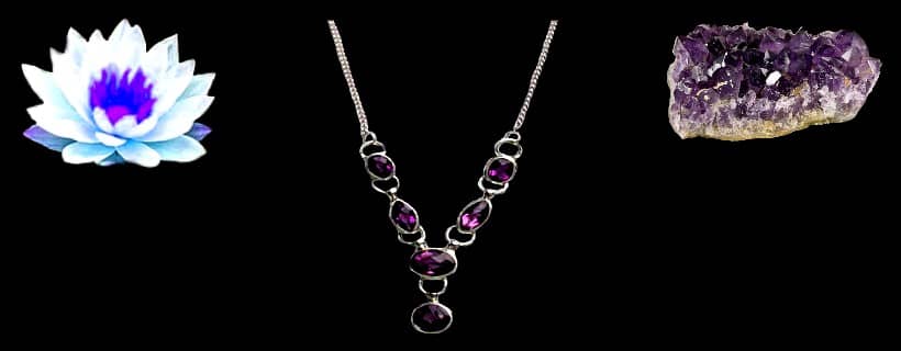 Amethyst indian Necklaces for all in sterling silver
