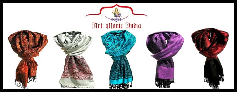 The Indian stoles and scarves 